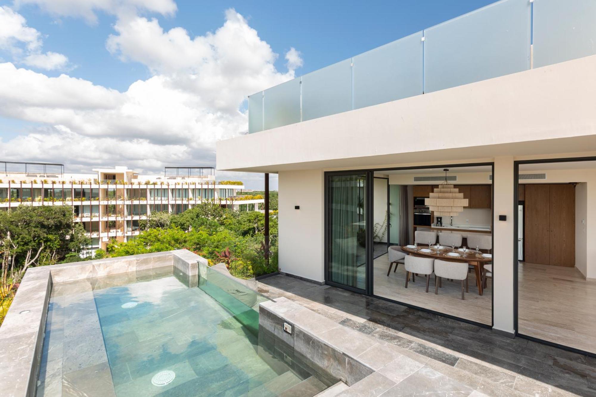 Mistiq Temple II Luxury Apartment 图卢姆 外观 照片
